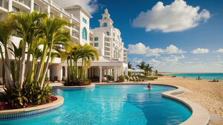 Beachfront all-inclusive resort with pool